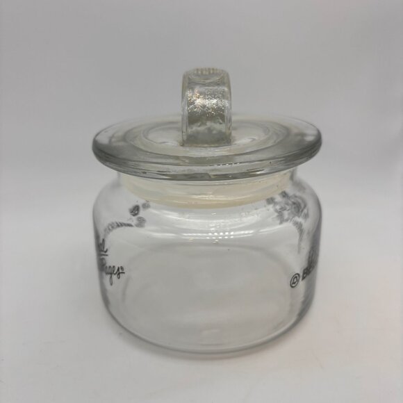 Vintage Bellsouth The Real Yellow Pages Retro Clear Small Desktop Jar with Lid - Picture 4 of 16